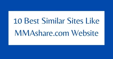 Similar Sites Like Mmashare.Com