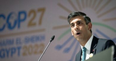 Why did Rishi Sunak make a dramatic exit at a COP27 session?